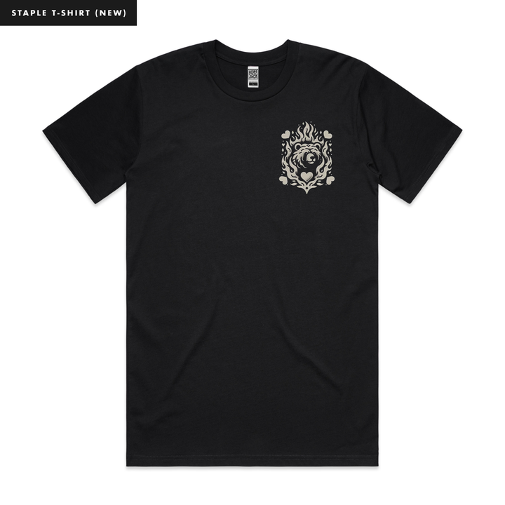 BEARHUGS - BLACK POCKET T-SHIRT - NEW STAPLE