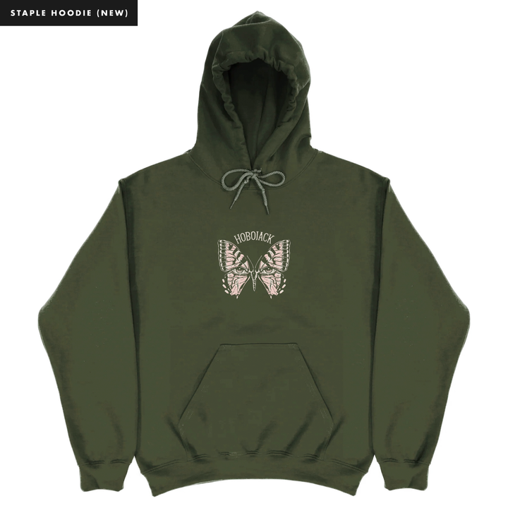 BUTTERFLEYES - MILITARY HOODIE - NEW STAPLE