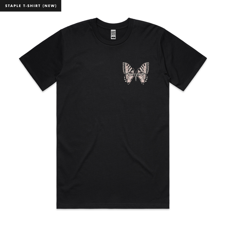 BUTTERFLEYES - BLACK POCKET T-SHIRT - NEW STAPLE