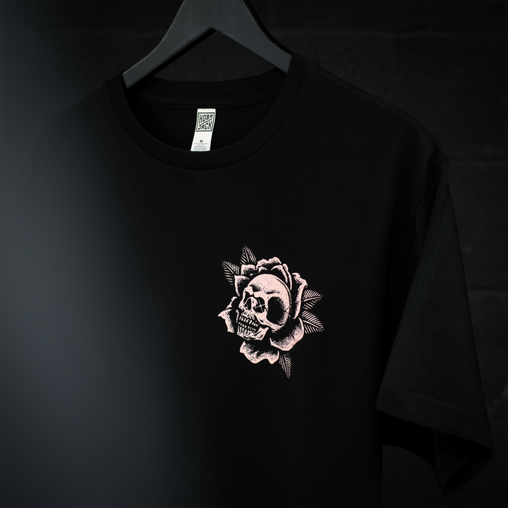 DEATH PETAL - BLACK POCKET T-SHIRT - NEW STAPLE