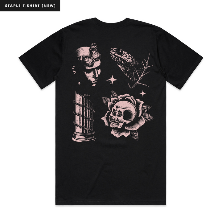 DUSK & DECAY - BLACK T-SHIRT - NEW STAPLE