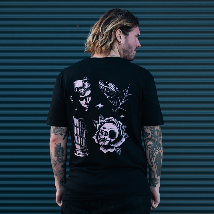 DUSK & DECAY - BLACK T-SHIRT - NEW STAPLE