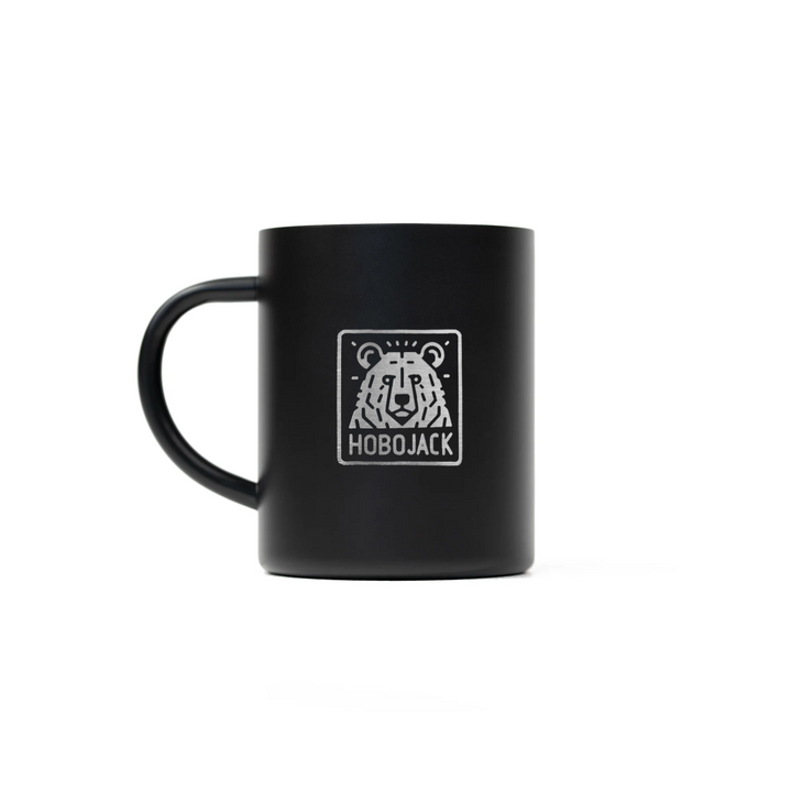 BIG BEAR STAINLESS STEEL MATTE BLACK CUP