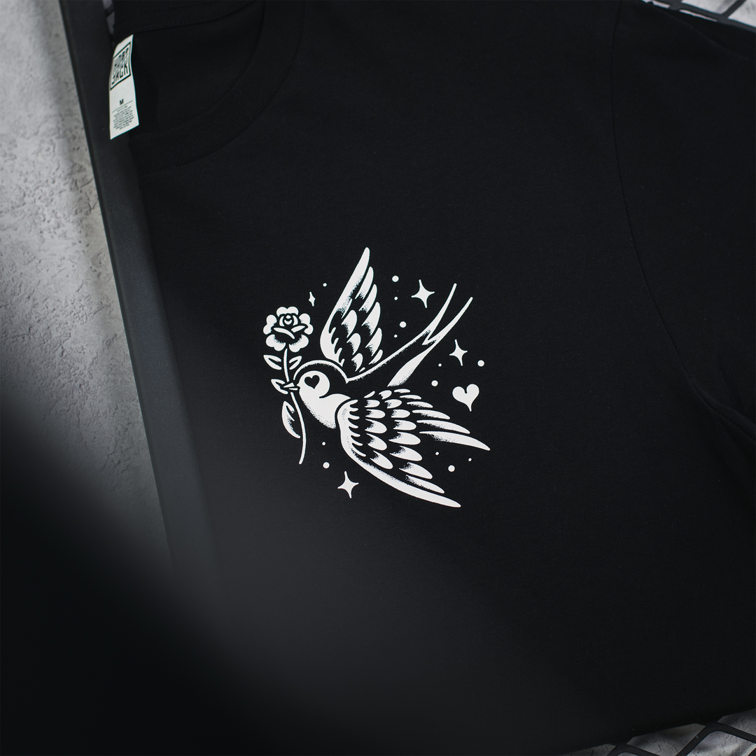 LOVEBIRD - BLACK POCKET T-SHIRT - NEW STAPLE