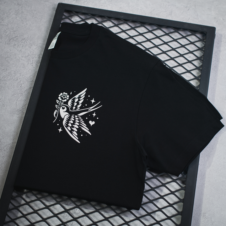 LOVEBIRD - BLACK POCKET T-SHIRT - NEW STAPLE