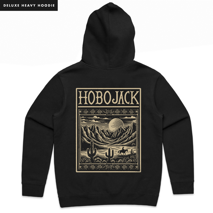 MOUNTAIN JACK - HEAVY HOODIE - BLACK & GOLD