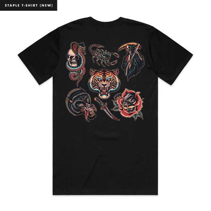 NO MERCY - BLACK T-SHIRT - NEW STAPLE